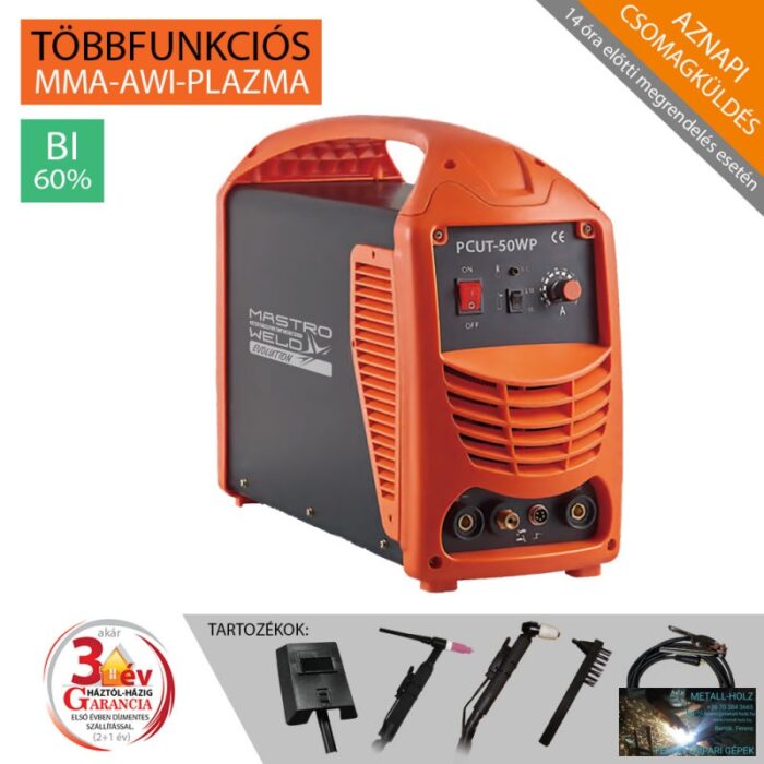 PCUT-50 WP PLAZMA-AWI-MMA INVERTER - Image 1