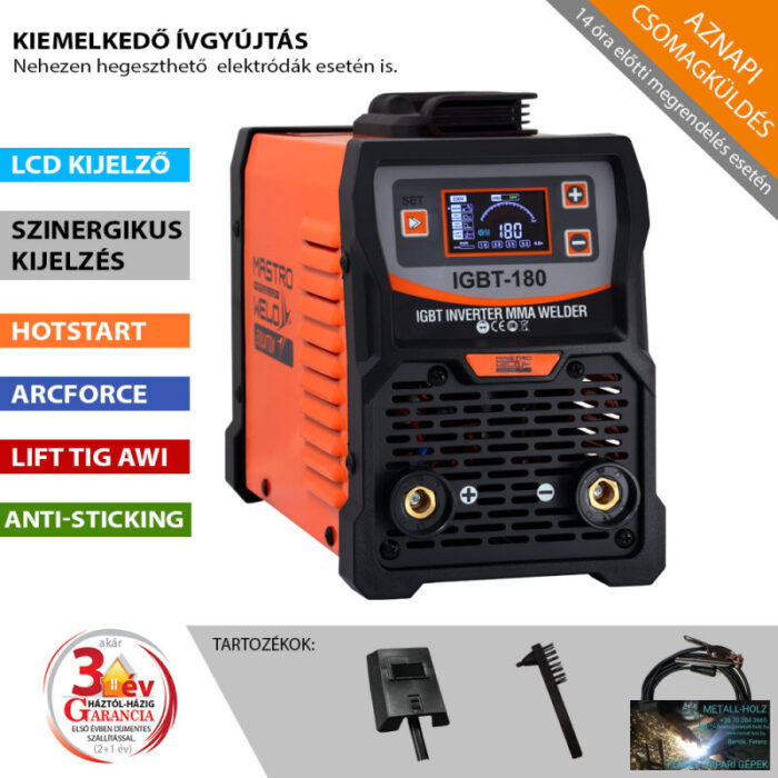 0011800F IGBT-180 HEGESZTŐ INVERTER (MMA) - Image 1
