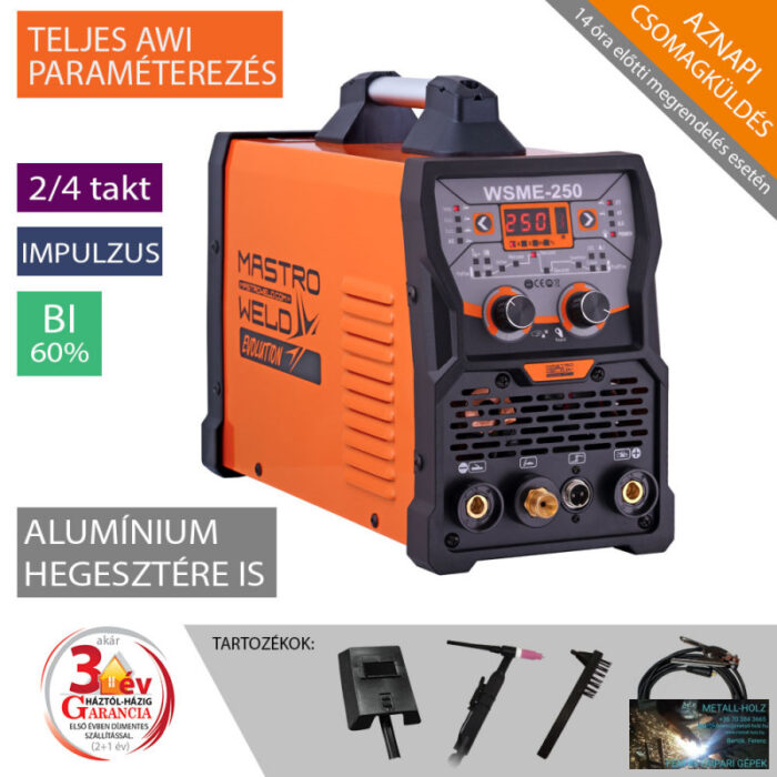 003250F WSME-250 F AC/DC HEGESZTŐ INVERTER - Image 1