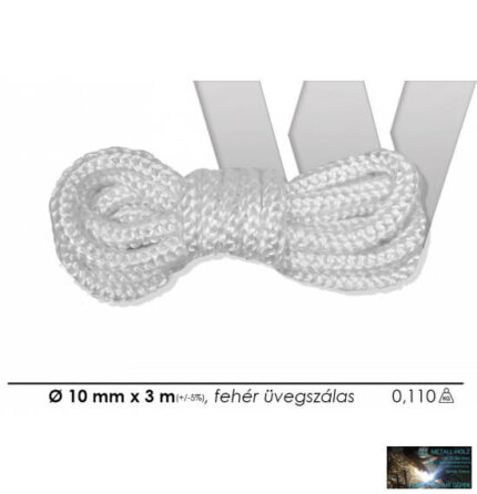 WKR-Hőálló tömítő zsinór 10mm 3m