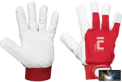 THD-PELECANUS KECSKEBŐR TENYERŰ KESZTYŰ PIROS