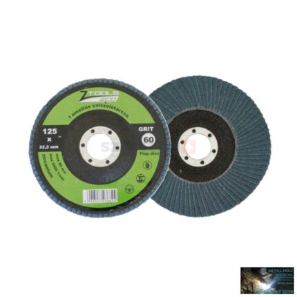 INOX lamellás csiszolótányér F27 egyenes 115x22,2 P60Z