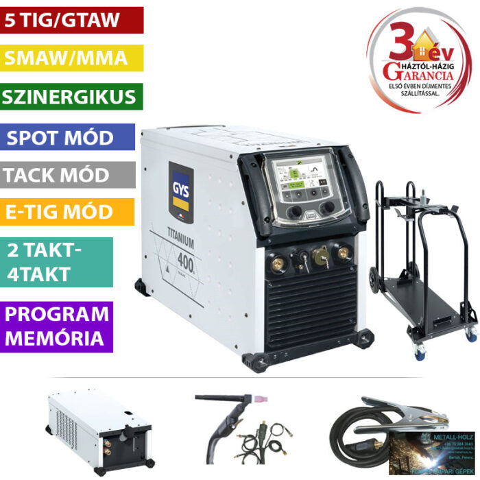 TIG TITANIUM 400 AC/DC TRI PACK - Image 1