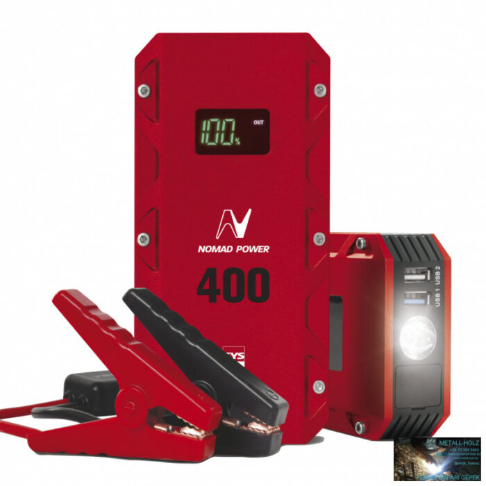 NOMAD POWER 400 LÍTIUMION AKKUMULÁTOROS INDÍTÓ - Image 8
