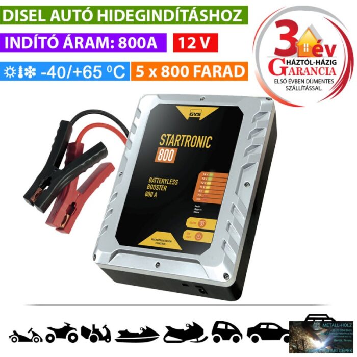 STARTRONIC 800 SZUPERKONDENZÁTOROS INDÍTÓ - Image 1