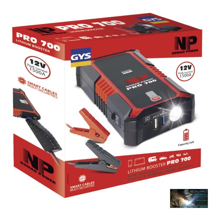 NOMAD POWER 700 LÍTIUMION AKKUMULÁTOROS INDÍTÓ - Image 6