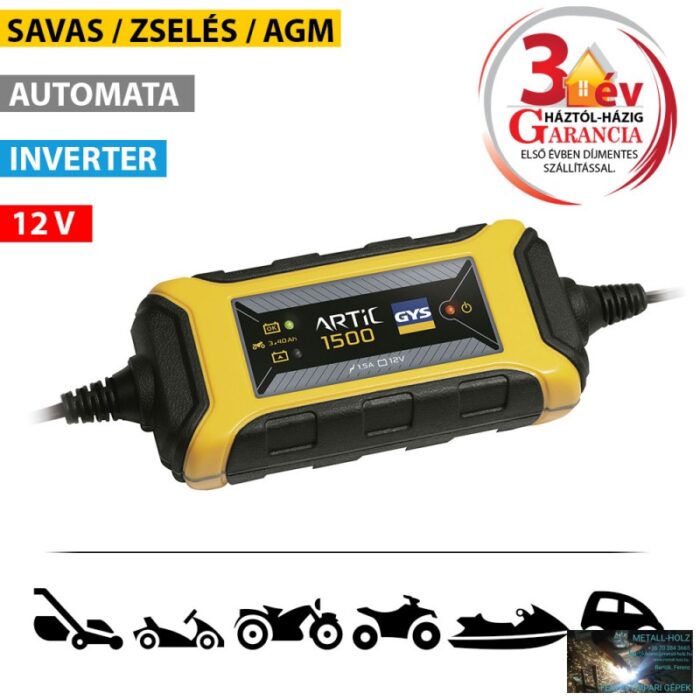 ARTIC 1500 INVERTERES AKKUTÖLTŐ - Image 1