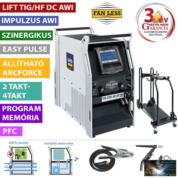 TIG 250 AC/DC TRI PACK - Image 1