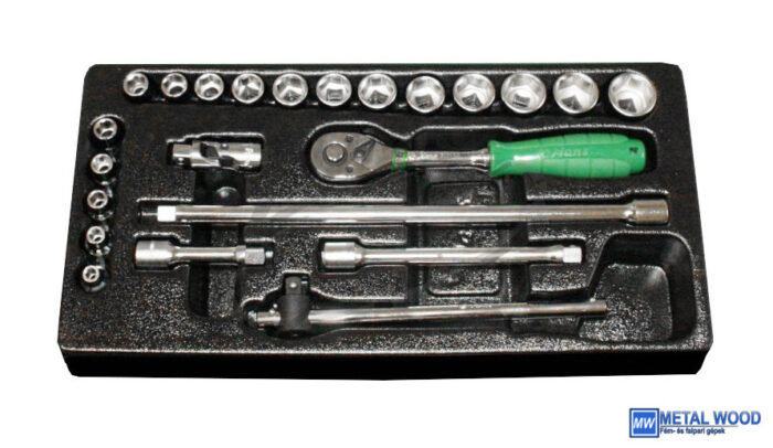 HANS 3/8" dugókulcs készlet 23r. 6-22mm TT-15 fiókmodul - Image 1