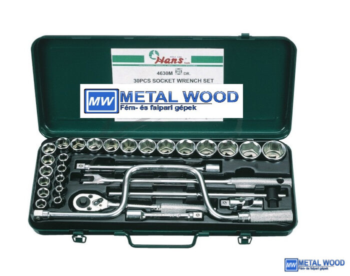 040103-0081 HANS 1/2" dugókulcs készlet 12 szögű 30r. 8-32mm 4630-2M - Image 1