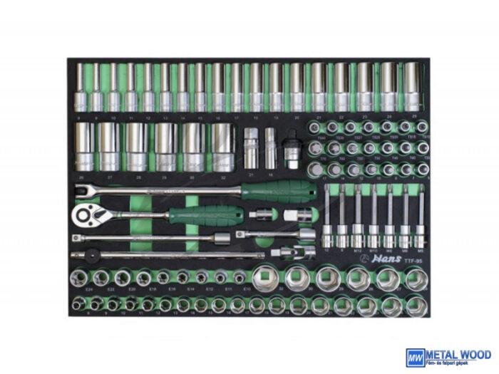 040103-0810 HANS 1/2" dugókulcs készlet 95r. TTF-95 fiókmodul - Image 1