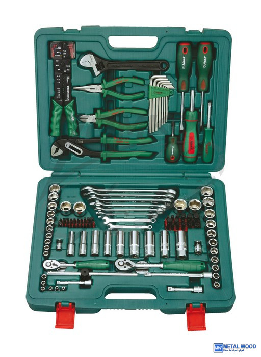 040106-0006 HANS 1/4"+5/16"+3/8" szerszám készlet 148r. TK-148UZ - Image 1