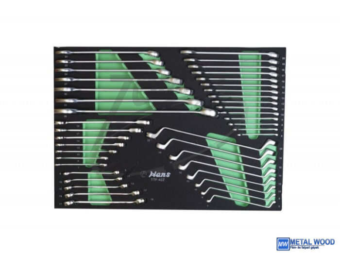 040106-0392 HANS vegyes kulcs készlet 42r. 6-36mm TTF-42Z fiókmodul - Image 1