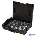 WIHA 1/4"+1/2" dugókulcs és bit készlet 59r. L-BOXX 333-97/No.44685 - Image 2