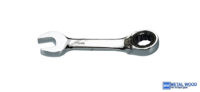 040201-0233 HANS Racsnis csillag-villás kulcsok, irányváltós, rövid CrV - Image 1