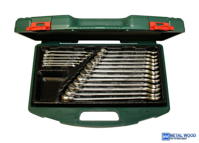 040201-0382 HANS csillag-villás kulcs készlet 19r. 6-24mm TTK-29 kofferben - Image 1