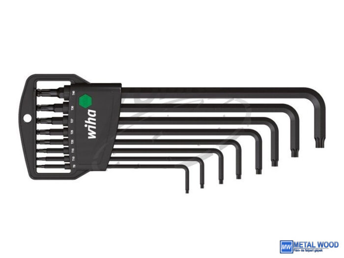 WIHA Classic gömbvégű TORX kulcs készlet 8r. T9-40 SB366BEH8/No.32395 - Image 1