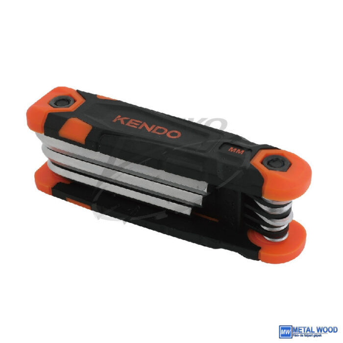 KENDO pocket imbuszkulcs készlet 8r. SW1,5-8,0 CrV No.20717 - Image 2