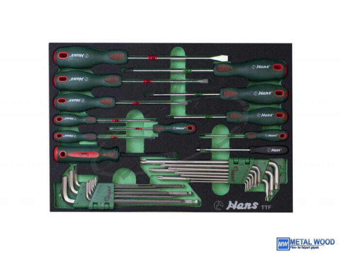 040301-0628 HANS csavarhúzó + imbuszkulcs készlet 30r. TTF-30U fiókmodul - Image 1