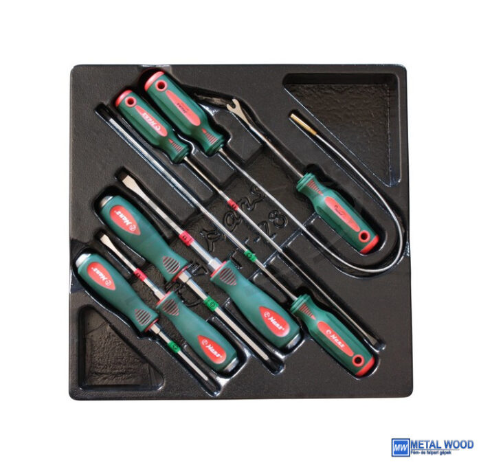 040302-0058 HANS csavarhúzó készlet 8r. TT-28U fiókmodul - Image 1