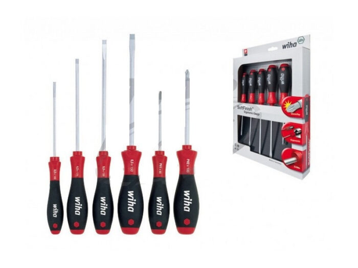 040302-0110 WIHA SoftFinish csavarhúzó készlet 6r. SL+PH - Image 1