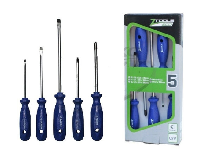 Z-TOOLS Csavarhúzó készlet mágneses 5r. CrV - Image 1