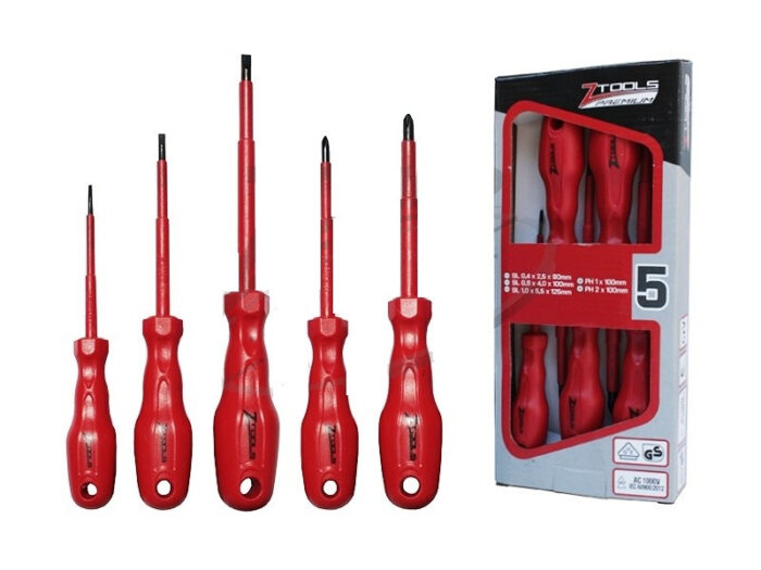 Z-TOOLS VDE szigetelt csavarhúzó készlet 5r. CrV - Image 1