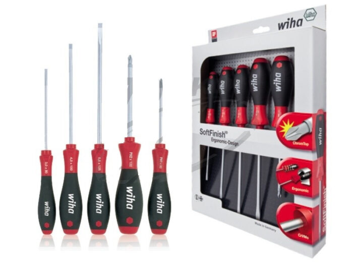 040302-0158 WIHA SoftFinish csavarhúzó készlet 5r. SL+PH - Image 1