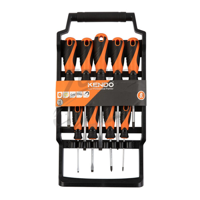 KENDO csavarhúzó készlet 9r. SL+PH CrV - Image 1