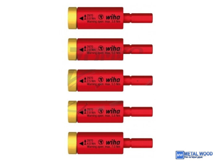WIHA easyTorque electric nyomaték adapter készlet 5r. 0,8-4Nm 29701S5/No.41479 - Image 1