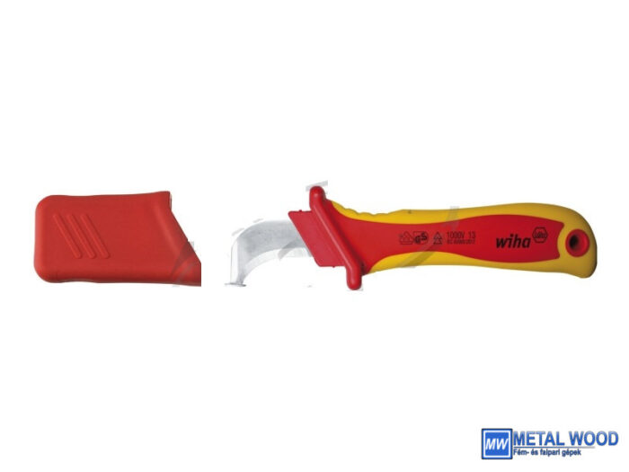040401-0803 WIHA VDE kábelcsupaszító kés horgas 200mm 24678SB/No.36053 - Image 1
