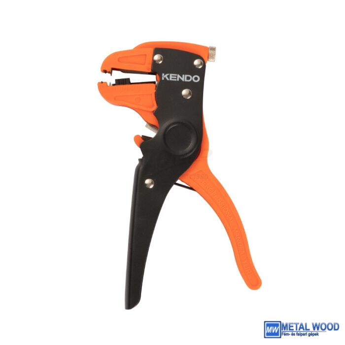 KENDO automata kábelcsupaszító fogó 175mm 0,2-6,0mm AWG 24-10 No.11701 - Image 1