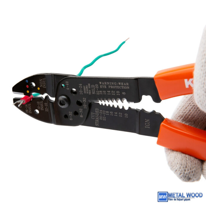 KENDO többcélú saruzó fogó 210mm 0,75-6,0mm2 No.11704 - Image 3