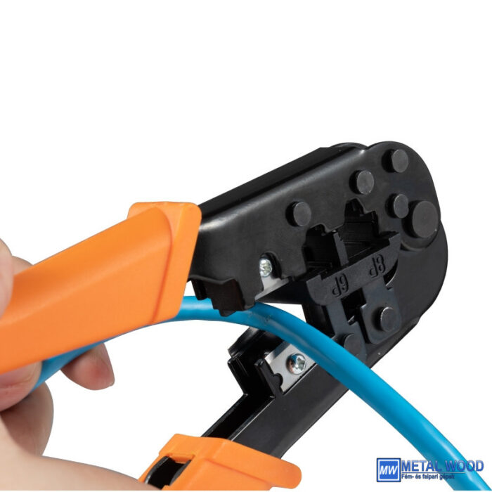 KENDO 2in1 moduláris telefon csatlakozó fogó 190mm RJ 11/12/45 No.11711 - Image 2