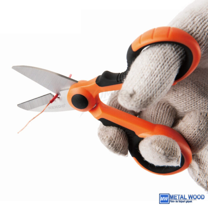 KENDO kábelvágó olló rozsdamentes acél 140mm No.30703 - Image 2