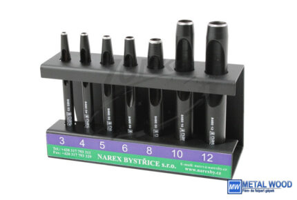 NAREX bőrlyukasztó hengeres készlet 7r. 3-12mm 854800