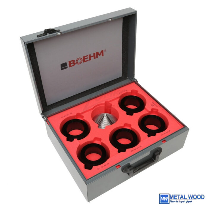 BOEHM XXL tömítéskivágó készlet 54+6r. 2-100/420mm körzővel JLB2100PACC - Image 2