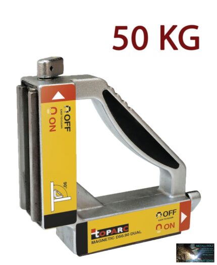 MÁGNESES SZÖGBEÁLLÍTÓ (DUPLÁN DEMAGNETIZÁLHATÓ) - 50 KG - GYS D50.90