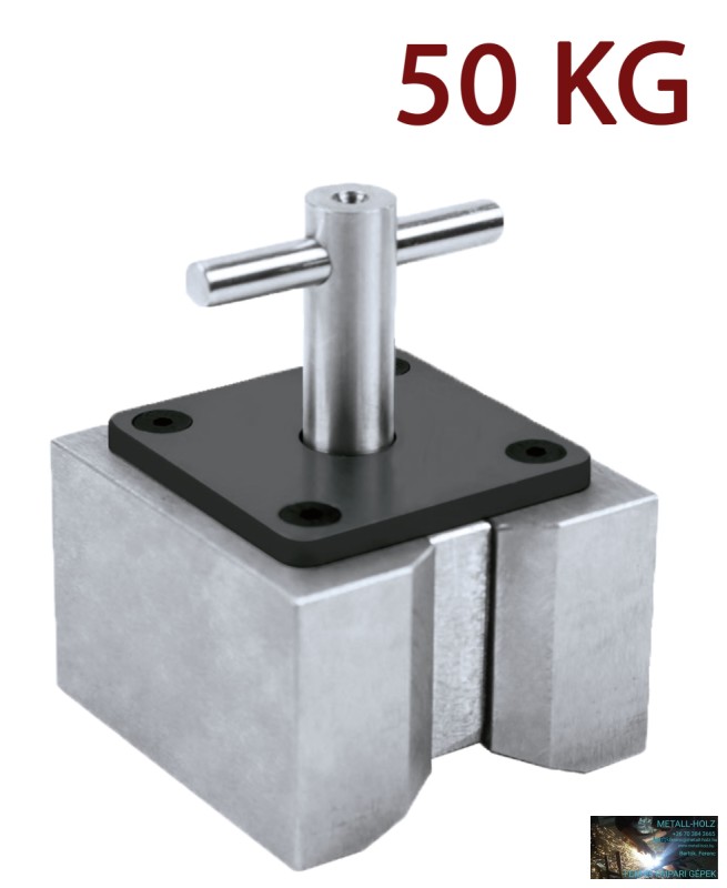 047075 MÁGNESES SZÖGBEÁLLÍTÓ (DEMAGNETIZÁLHATÓ) 50 KG - GYS D50.90 - Image 1