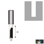 Faipari marókés - egylapkás hornyoló 6mm szárvastagság- D3,96 H11 - Image 2