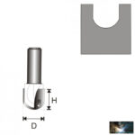 U alakú hornyolók 8mm szárvastagság, D6,35 H15,5 R3,17 - Image 2