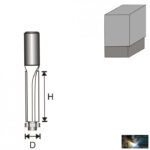 Faipari marókés 8mm szárvastagság, D13 H50 - Image 2