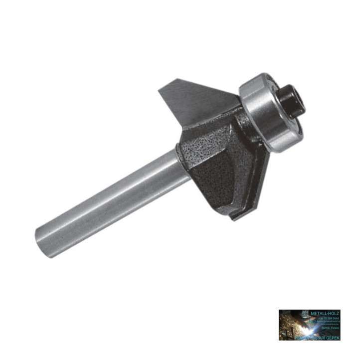 07F101A 45 fokos marókés csapágyazott 6mm szárvastagság, D26,6 H9,52 A45 - Image 1