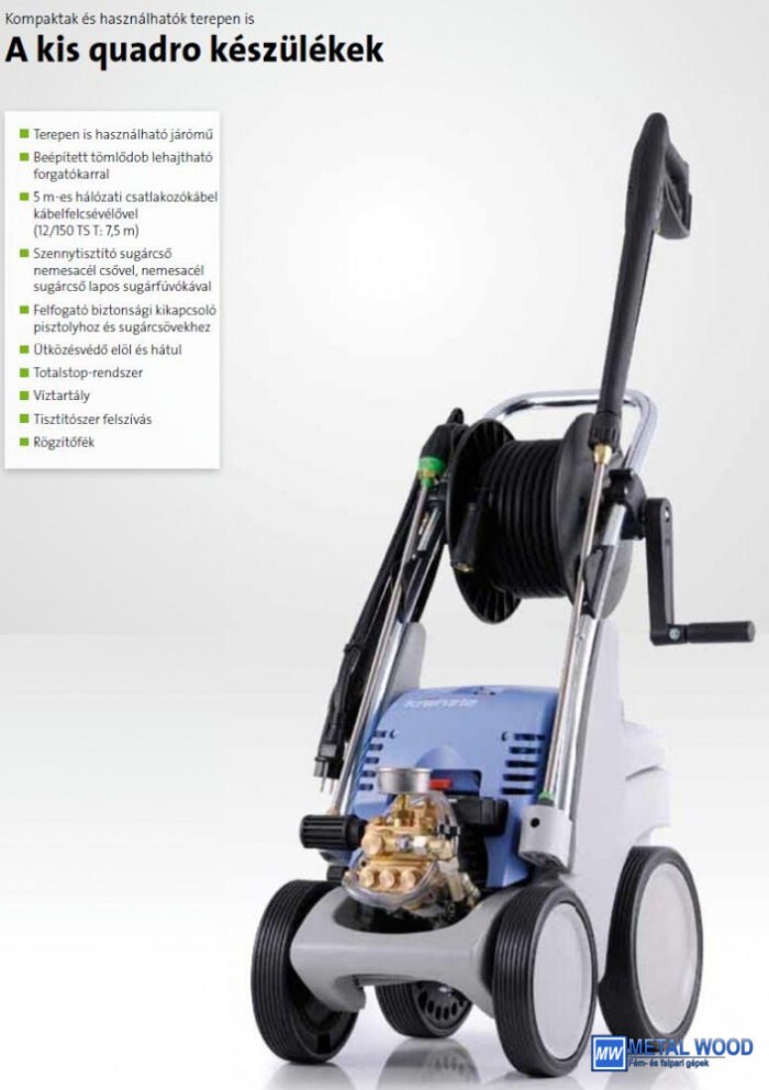 Nagynyomású hidegvizes mosó quadro 9/170TST - Image 2