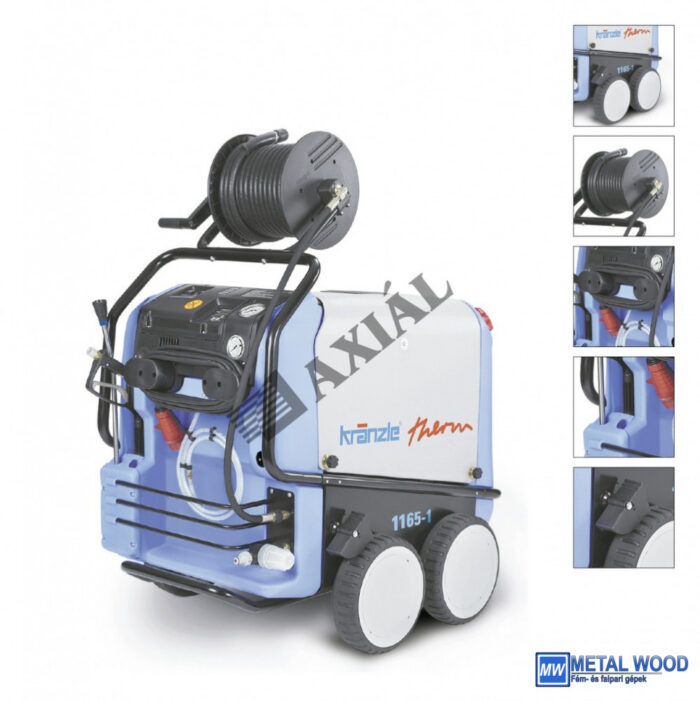 Nagynyomású melegvizes mosó 1165-1  tömlődobbal - Image 1