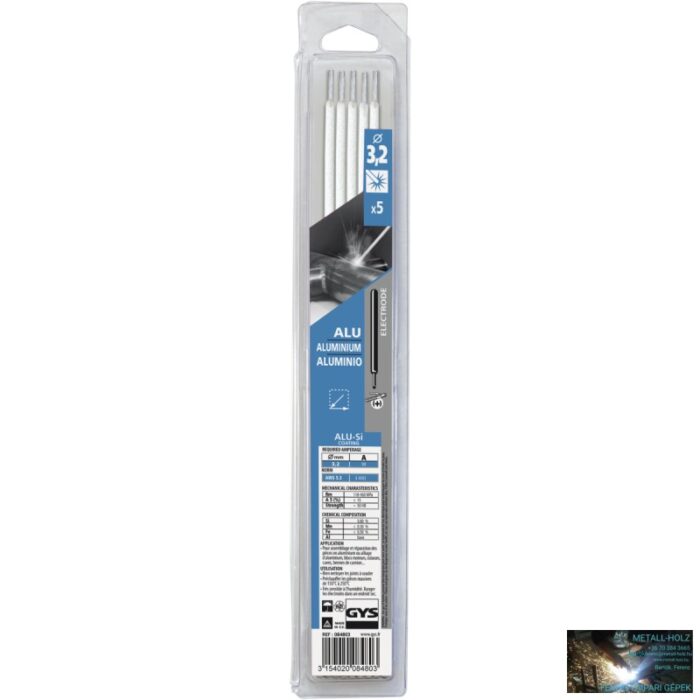 ALU ALSI5 - 3.20 GYS 5 SZÁL - ALUMÍNIUM HEGESZTŐ ELEKTRÓDA - Image 1