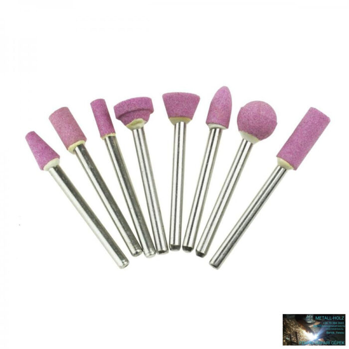 8 darabos köszörűkő készlet, Mini csiszolók és gravírozókhoz - Image 1