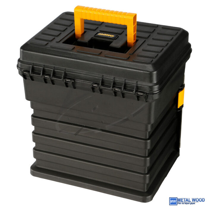 MANO szerszámkoffer 4 tárolódobozzal - Image 2