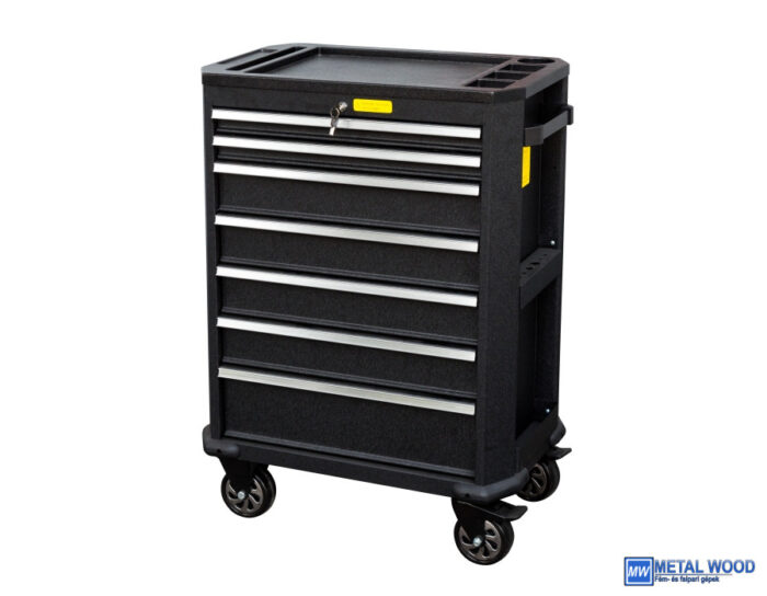 HANS szerszámkocsi 7 fiókos + 271r. szerszám klt. - Image 2