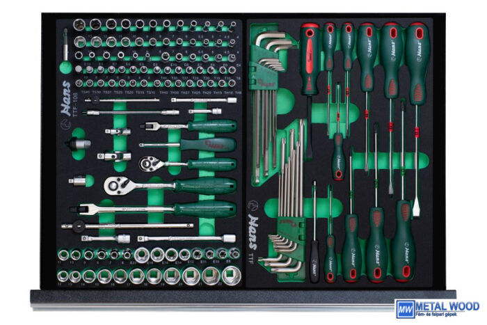 HANS szerszámkocsi 7 fiókos + 325r. TTF szerszám klt. - Image 4